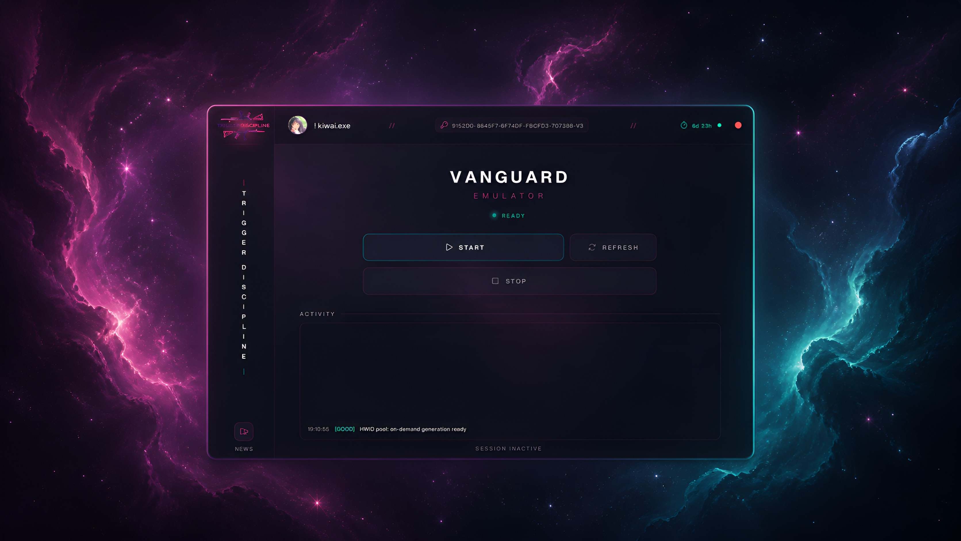 Vanguard Emulator