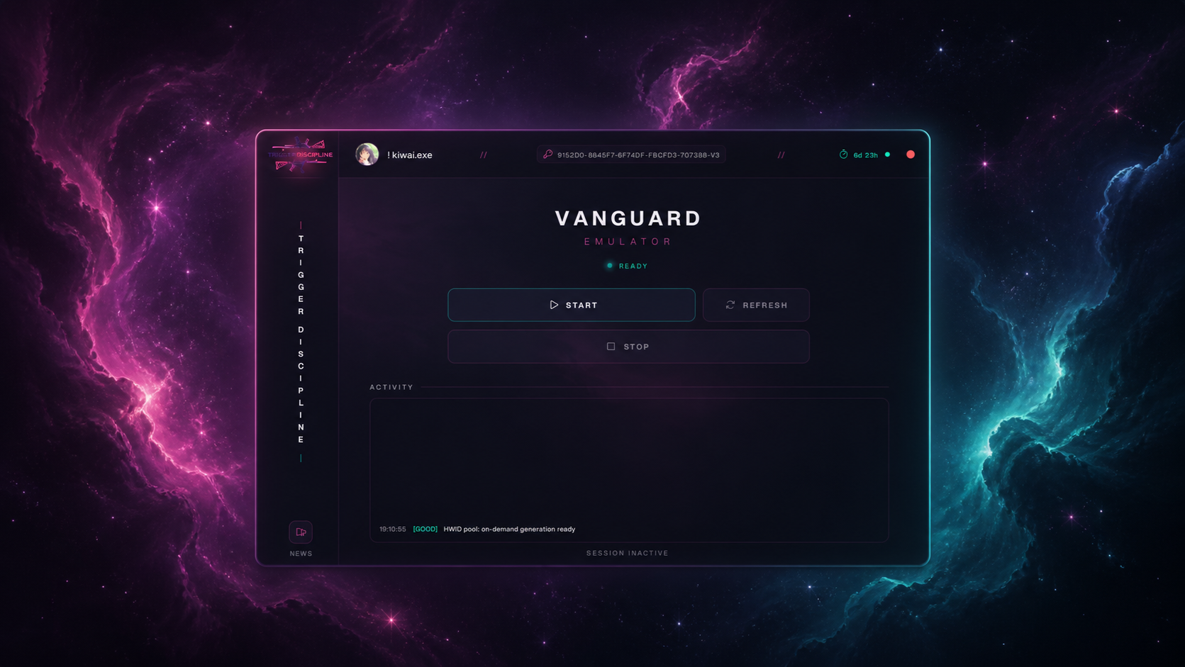 Vanguard Emulator